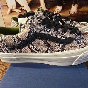 Vans Old Skool 36 LX PYTHON SILVER VN000EHDSLV Mens Size 10 Shoes 2026 RARE HTF